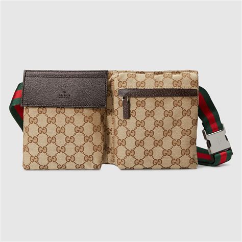 gucci original gg canvas belt bag|gucci belt bag original price.